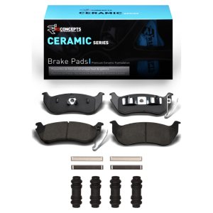 Ford Explorer Brake Pads - Rear - R1 Concepts - Ceramic - `06-`10 Ford Explorer Brake Pads - Rear - R1 Concepts - Ceramic - `06-`10